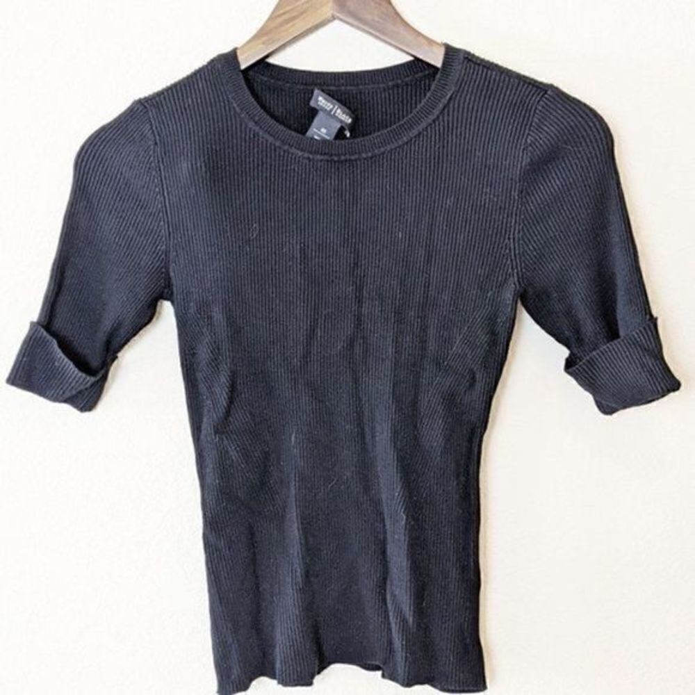 White House Black Market Black Short Sweater XS
